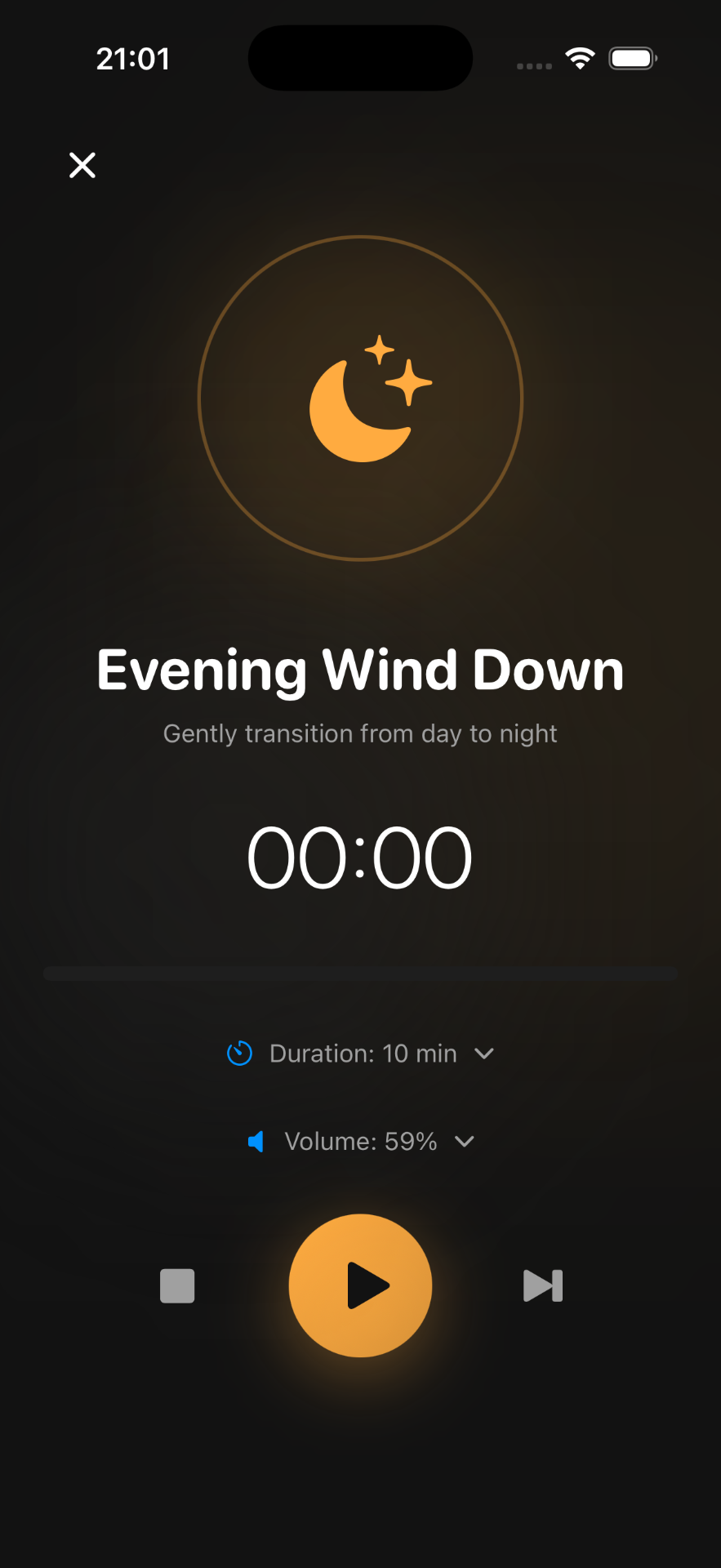 Wind Down — Guided player